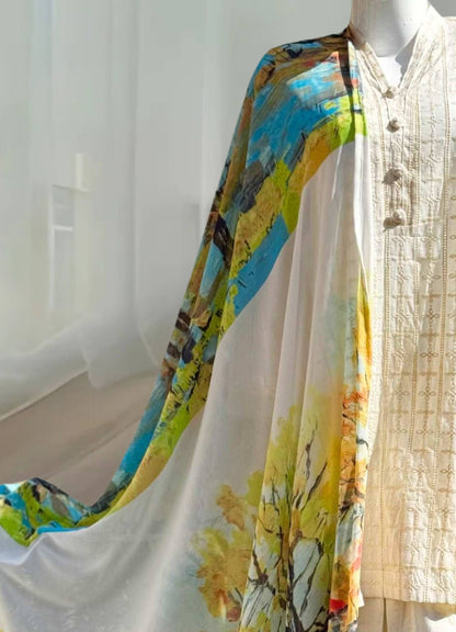 3 Piece Chikankari lawn - Unstitched